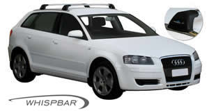 Audi A3 roof rack Yakima Whispbar